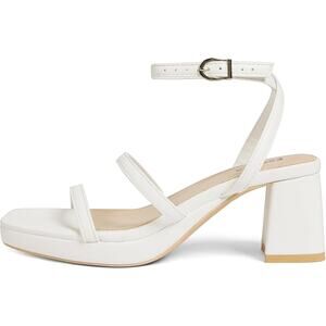 White Strappy Platform Sandals – Clean Girl Summer Staple